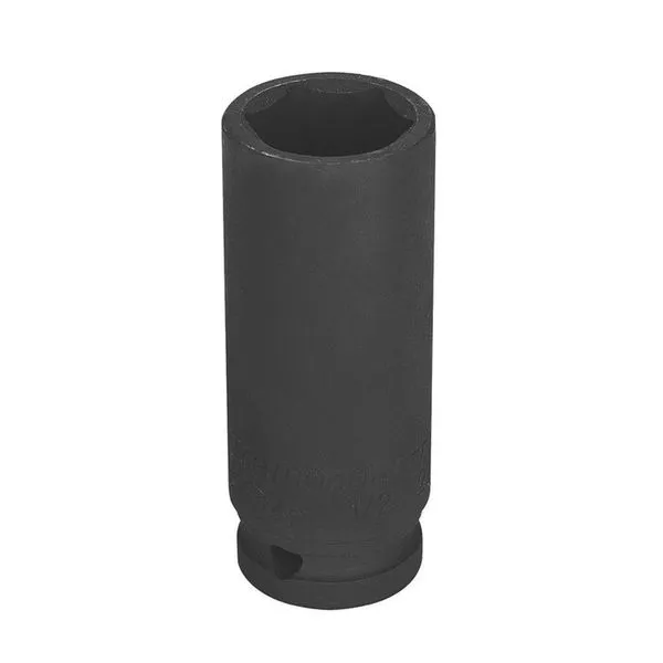 Soquete De Impacto Sextavado Longo Em Aço Cromo Molibdênio 21 Mm - Encaixe 1/2'' Tramontina