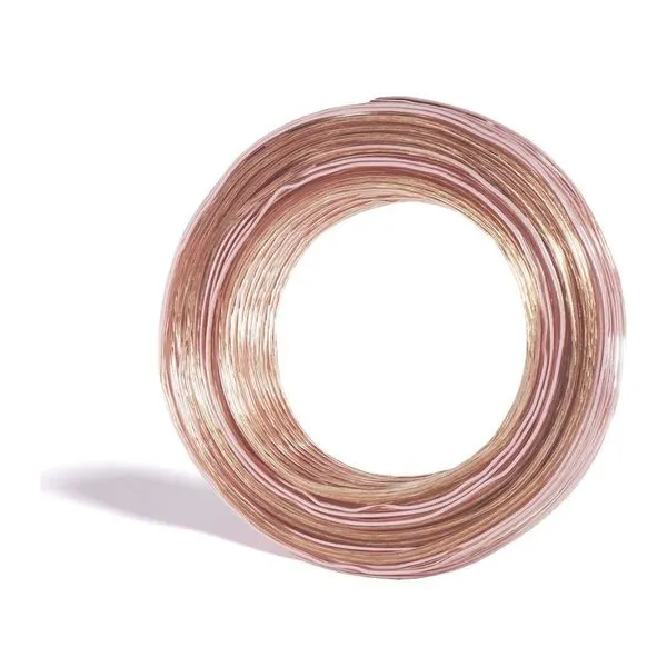 Cabo Paralelo Automotivo 2x0.75mm 100mt Cristal com Núcleo de Cobre e Revestimento em PVC Ultra Flexível Crk Cabo Paralelo Automotivo 2x0.75mm 100mt Cristal para Instalação Veicular com Cobre e PVC Flexível