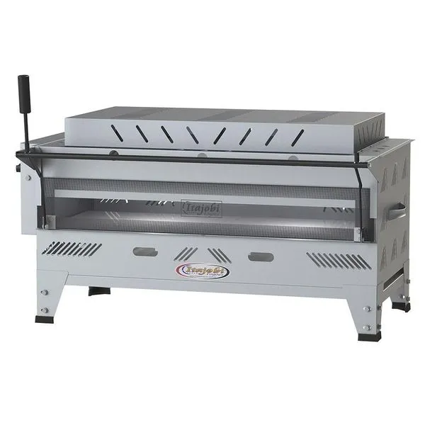 Forno De Pizza Grill Fixo Itajobi 100x50 Cm Com 3 Infravermelhos Refratário