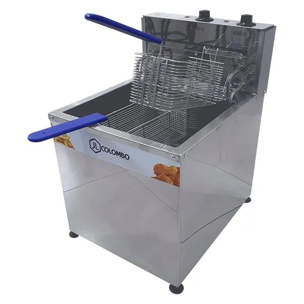 Fritadeira Elétrica água E óleo Jl Colombo Cuba 18 Litros 220v 5000w 149101