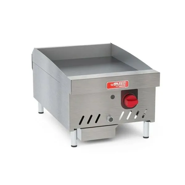 Chapa de Fritura a Gás Glp Chexp455-G12 Estrutura em Aço Inox 45cm 12mm Inox Red Chameleon Chapa de Fritura a Gás Glp Chexp455-G12 Estrutura Inox 45cm 12mm Inox Red Chameleon