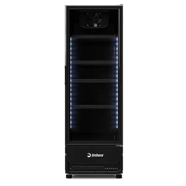 Refrigerador Imbera 369L Porta Vidro Preto 220V VRS13 1026781