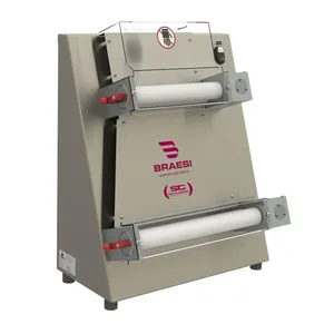 Cilindro Modelador de Pizza Eletrônico Profissional BMPZ-40 Inox Bivolt 450W 40cm Braesi Cilindro Modelador de Pizza Eletrônico BMPZ-40 Inox Bivolt 450W Braesi
