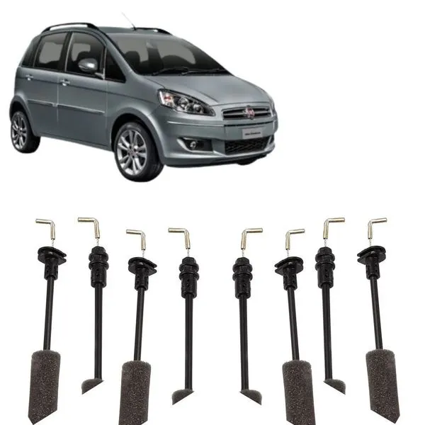 Kit 4 Cabo Comando de Acionamento da Fechadura da Porta Dianteira Direita Idea Após 2006 Compatível Fiat Reposição Kit 4 Cabo Comando de Acionamento da Fechadura Porta Dianteira Direita Idea Após 2006 Compatível