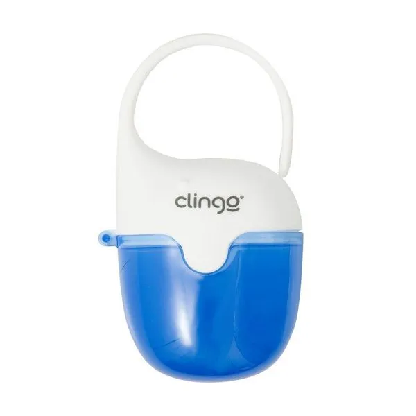 Porta Chupetas Baleia Colors - Azul Tpc para Armazenar Até 3 Unidades com Trava de Segurança Azul Clingo Porta Chupetas Baleia Colors - Azul Tpc com Trava de Segurança Azul Clingo