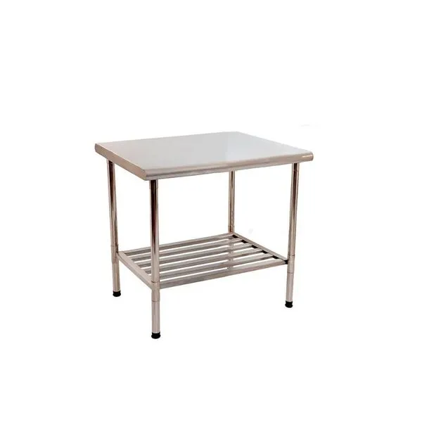 Mesa Bancada de Apoio Inox 430 1,20l X 0,70p X 0,90a Desmontável Multiuso Inox Imeca Mesa Bancada de Apoio Inox 430 1,20l X 0,70p X 0,90a Desmontável Inox Imeca