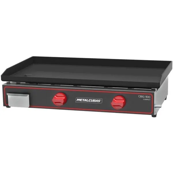 Chapa Bifeteira Compact A Gás Cbg800c Metalcubas