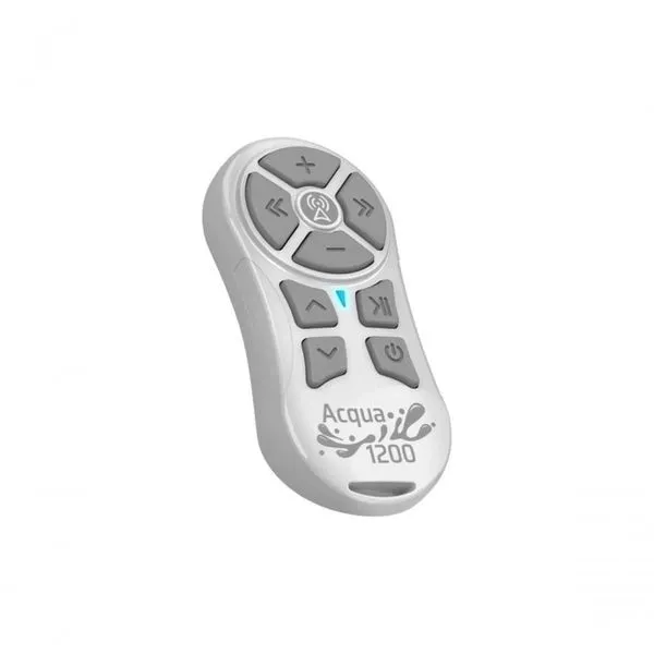 Controle Remoto de Som Automotivo Acqua 1200 Branco de Longa Distância Resistente à Água para Players Diversos JFA Controle Remoto de Som Automotivo Acqua 1200 Branco para Players Automotivos JFA Eletrônicos