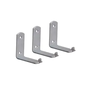 Kit 3 Suporte Para Extintor de Incêndio Chapa L 2 Furo 6x5cm