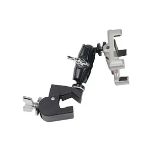 Suporte para Celular SC-DACMPH com Clamp Ajuste Ilimitado de Ângulo Cinza Gibraltar Suporte para Celular SC-DACMPH com Clamp Ajuste Ângulo Cinza Gibraltar