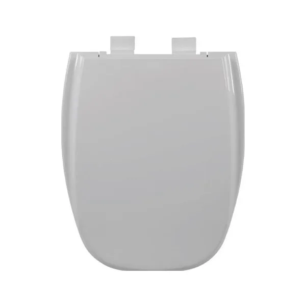 Assento Sanitário Monte Carlo Soft Close PP Quadrado Branco