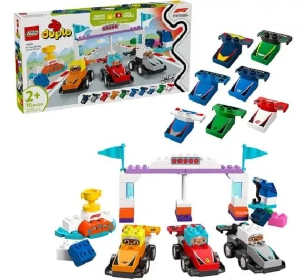 Lego 10445 Duplo - Formula 1 Carros E Pilotos – 70 pcs