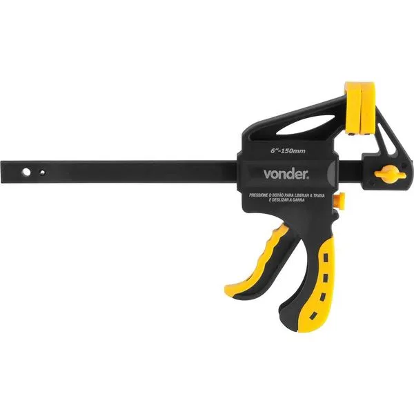 Grampo Tipo Sargento de Aperto Rápido 6" GA 606 - VONDER