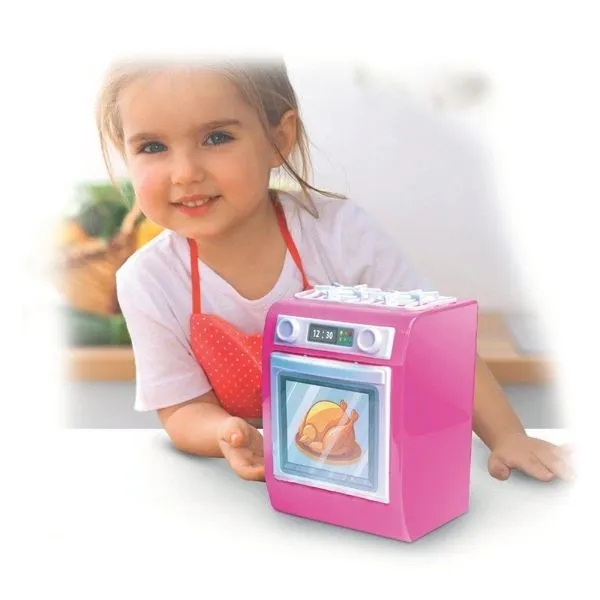 Brinquedo Infantil Fogão Gourmet para Cozinha de Brincar Colorido Bs Toys