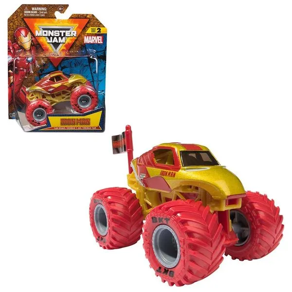 Veículo - Marvel - Monster Jam - Homem de Ferro - Sunny