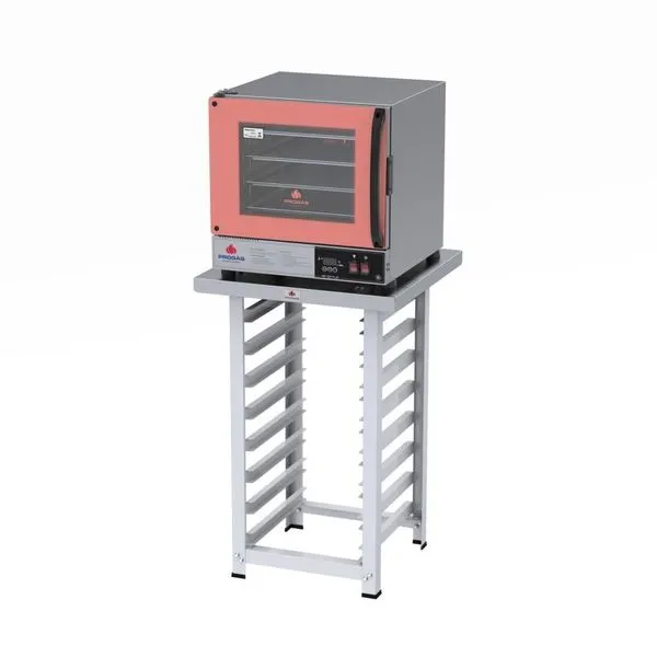 Kit Forno Turbo Elétrico Progás Prp-004 Plus em Aço Inox com Bancada Mes-004 Rosa 110V Kit Forno Turbo Elétrico Progás Prp-004 Plus com Bancada Mes-004 Rosa 110V