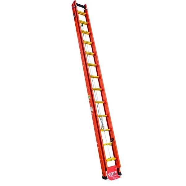 Escada Fibra Extensível Profissional 28 Degraus 4,50/7,80m Botafogo