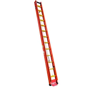 Escada Fibra Extensível Profissional 28 Degraus 4,50/7,80m Botafogo