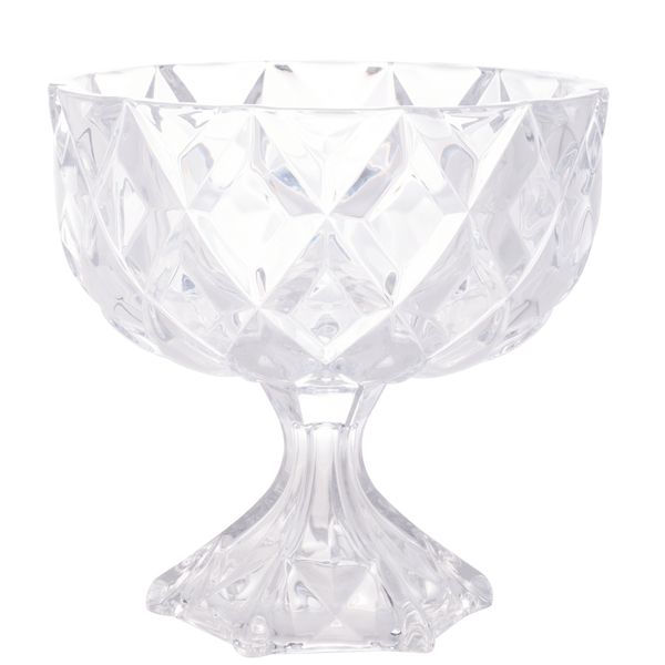 Centro de Mesa Lyor Deli Diamond, Cristal, 18x18 cm, Transparente - 7501