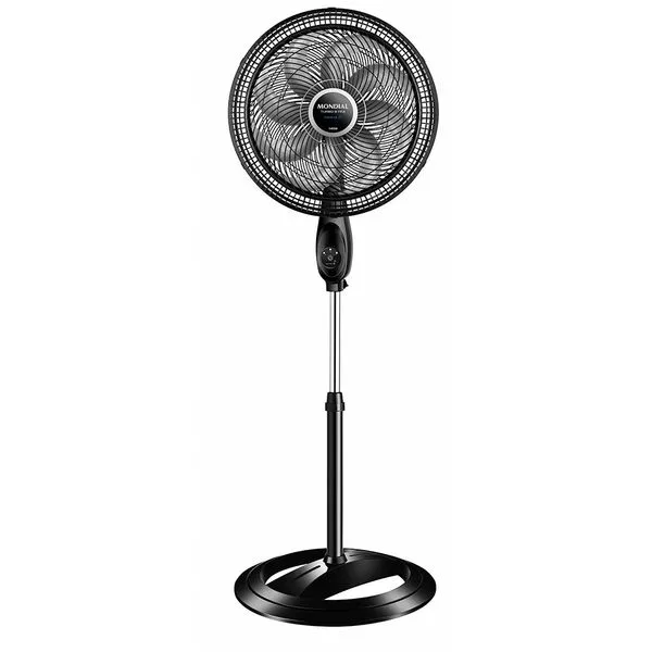 Ventilador Coluna 40cm Super Turbo Tech Mondial Preto/Prata 140W - VTX-40C-8P-CR 110V