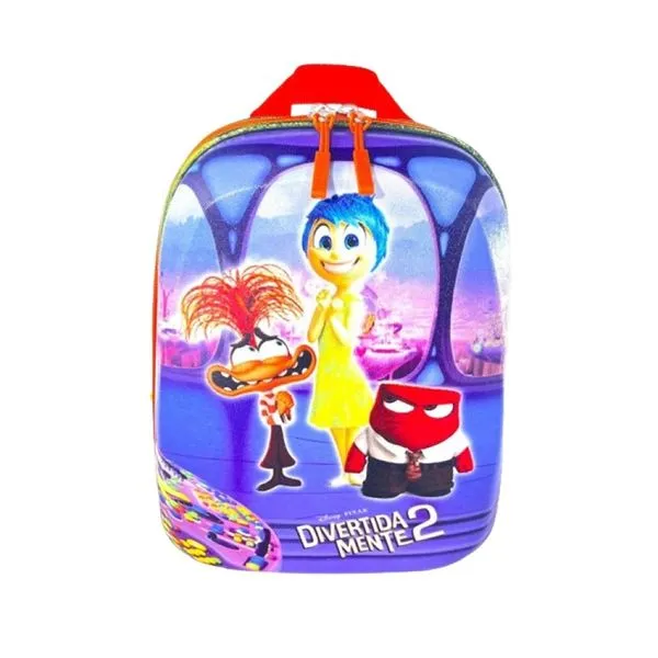 Mochila Pequena Maxtoy Divertidamente Sala Controle Colorida Único
