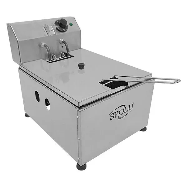 Fritadeira Elétrica 1 Cuba 6 Litros 220V Spolu Spl-570