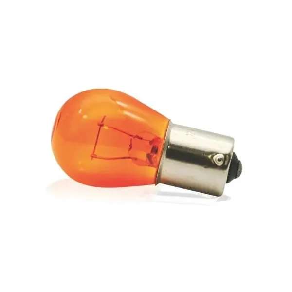 Lâmpada Halógena Automotiva Dianteira PY21W 12V 21W BAU15S Âmbar para Sinalização com 10 Unidades Lâmpada Halógena Automotiva Dianteira PY21W 12V 21W BAU15S Âmbar com 10 Unidades