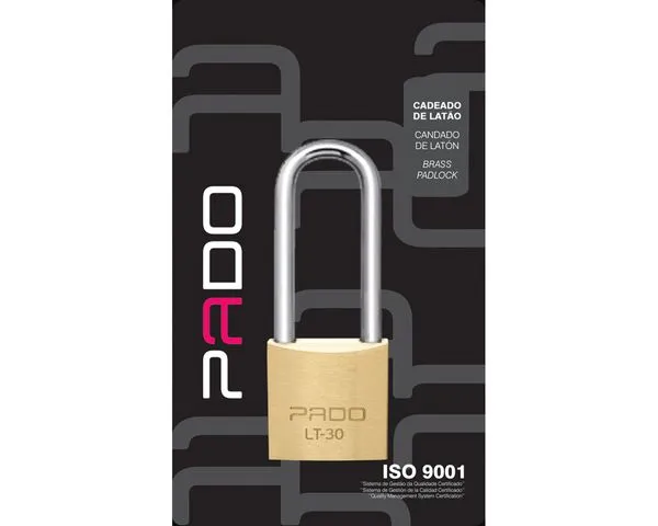 Cadeado Haste Longa Pado 30/50Mm Blister
