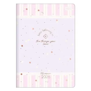 Agenda Planner Soho 2026 Grampeado 20 Folhas Listras - Tilibra