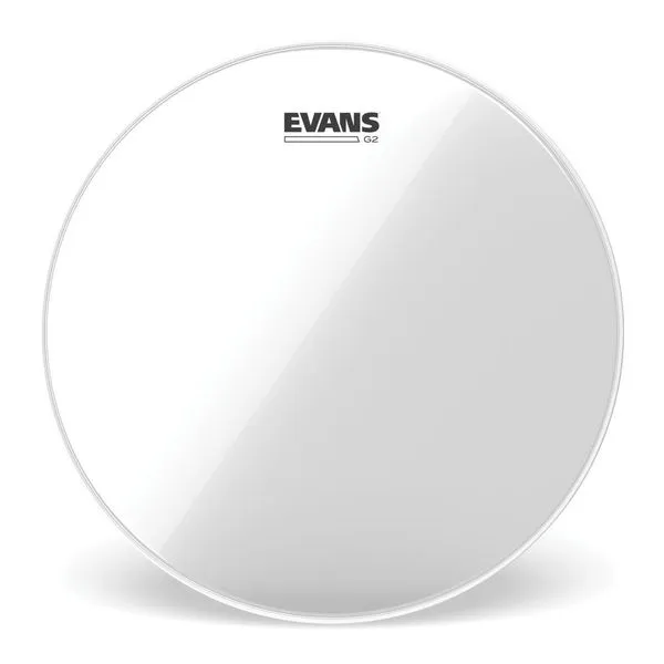 Pele para Bateria TT10G2 Filme Duplo 10'' Harmônicos Definidos Transparente Evans Pele para Bateria TT10G2 Filme Duplo 10'' Transparente Evans