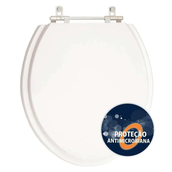 Assento Sanitario Antimicrobiano Targa Branco Para Vaso Deca
