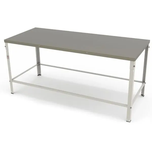 Mesa Desmontável Braesi Tampo Inox Escovado 190x80 Cm Mbr-018 G2