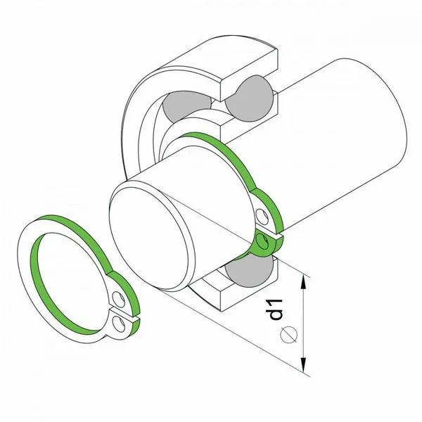 Alicate para Anéis Externo Curvo 9" Tramontina PRO