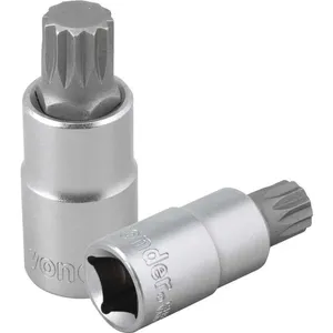 Soquete multidentado curto com encaixe de 1/2" M14 VONDER