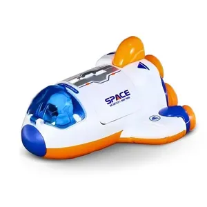 Brinquedo Infantil Educativo Nave Espacial com Fricção Criativo Utibom