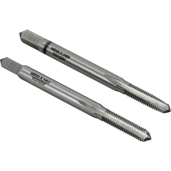 Macho Manual de Aço Rápido MA/MG 3x0,50mm DIN 352 com 2 Peças - VONDER