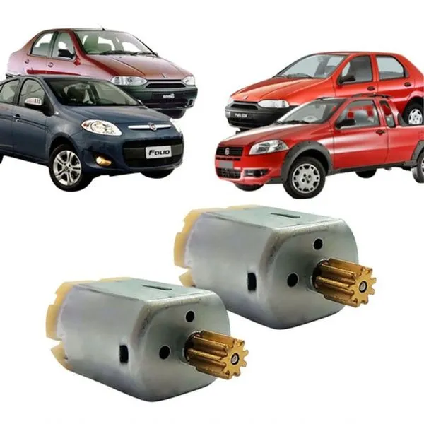 Micro Motor para Trava Elétrica de Fechadura F103 Grand Siena Após 2012 Palio G1 G2 Uno G2 Após 2010 com Engrenagem Micro Motor para Trava Elétrica de Fechadura F103 Grand Siena Após 2012 Palio G1 G2 Uno G2 Universal