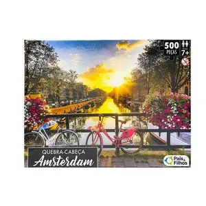 QUEBRA CABECA 500 PECAS AMSTERDAM PAIS E FILHOS