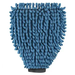 Luva Automotiva para Limpeza Interna e Externa Microfibra 1 Peça Azul Que Não Risca e Retém Oleosidade Flashlimp Luva Automotiva para Limpeza Interna e Externa Microfibra 1 Peça Azul para Carros e Motos Flashlimp