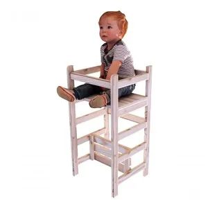 Torre Montessori Aprendizagem C/ Mesinha Para Alimentacão