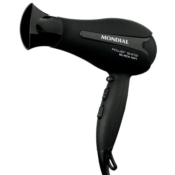 Secador De Cabelos Mondial Power Shine Black Sc-13-127v-preto 110V