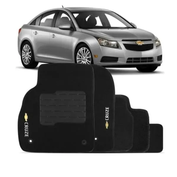 Jogo De Tapete Automotivo Carpete Cruze 2012 2013 2014