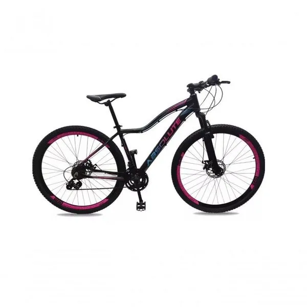 Bicicleta Aro 29 Absolute Hera Feminina Alumínio 21v Freio A Disco Garfo Suspensão Preto 17