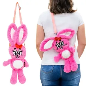 Bolsa de Pelúcia Infantil Tasco Coelho Dalila Poliéster 34x16cm Rosa para Crianças Bolsa de Pelúcia Infantil Tasco Coelho Dalila Poliéster 34x16cm Rosa
