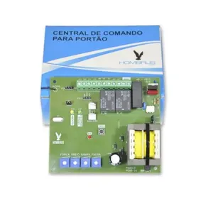 Central de Comando Motor Portão Universal PCMD-26 Bivolt com Freio Eletrônico e Parada Suave Hombrus Central de Comando Motor Portão PCMD-26 Universal Bivolt Hombrus