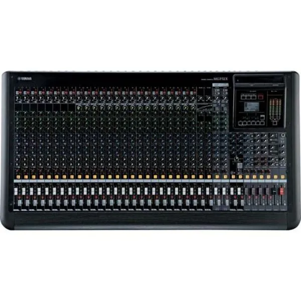 Mesa de Som Analógica MGP32X 32 Canais com Preamps D-PRE Class-A e Efeitos Digitais Preto Yamaha Mesa de Som Analógica MGP32X 32 Canais com Preamps D-PRE Class-A Preto Yamaha