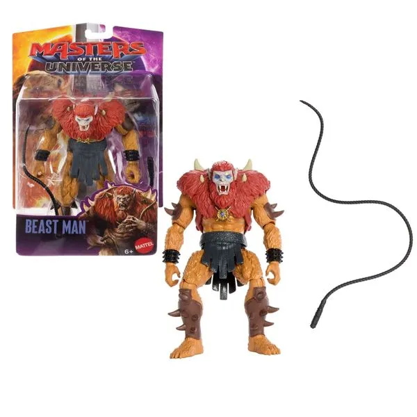 Boneco Articulado Homem Fera c/ Acessório - 14 cm - Filme Mestres do Universo - Mattel