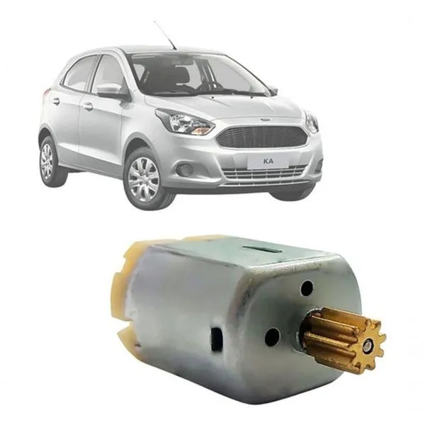Micro Motor para Trava de Fechadura Elétrica F103 para Ka 96 em Diante, Fiesta e Ecosport com porta-malas, Engrenagem Micro Motor para Trava de Fechadura Elétrica F103 para Ka 96 em Diante, Fiesta e Ecosport Universal
