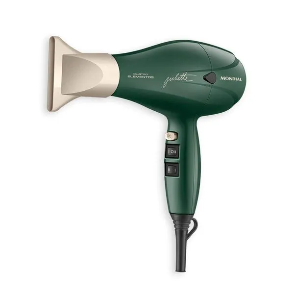 Secador De Cabelo By Juliette Mondial Verde Oliva 2000W 220V 220