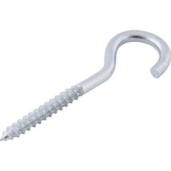 Gancho 5,5x70mm Zincado G-8 Com 100 Peças - Vonder